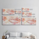 Pearl Bracelet Canvas Print Light Pink Wall Art Feminine Jewelry Artwork Romantic Rustic Decor Cottagecore Aesthetic Bedroom Ar