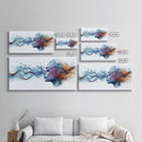 Vibrant Feminine Energy Canvas Print - Abstract Goddess Art Therapy Wall Decor - Whimsical Moody Brain Art for Home Office