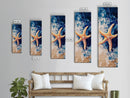 Starfish on Beach, coastal decor, nautical painting, beach house wall art, coastal cowgirl wall art, framed canvas print