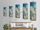 Ocean Wave Splash, Coastal Wall Art, Nautical Decor, Beach Art Print, Framed Canvas Print, Surf Wall Art, Vertical Wall Art