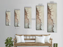 Textured abstract, wabi sabi wall art, minimalist art, geometric wall art, extra wide art, framed canvas print, sage green wall art