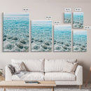 Tranquil Ocean, Coastal Decor, Seascape Painting, Coastal Landscape Art, Nautical Wall Art, Blue and Green Wall Art, Canvas Print
