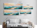 Pastel Sunset Landscape Canvas Print Mountain Wall Art, Serene Home Decor, Nature Painting, Bedroom Artwork, Minimalist Wall Decor
