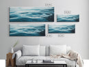Tranquil Water Ripples Canvas Print, Minimalist Ocean Wall Art, Zen Spa Decor, Modern Abstract Water Art, Living Room Decor