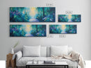 Lush Jungle Pathway Painting Tropical Rainforest Wall Art Greenery Nature Decor Vibrant Botanical Artwork Boho Living Room