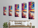 Wheat Field, Sunset Landscape Art, Framed Canvas Print, Fall Home Decor, Warm Earthy Tones, Nature Wall Art, Cozy Living Room Art