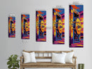Bank Vault, Abstract Industrial Art, Bold Metal Print, Dramatic Surreal Decor, Unique Office Wall Art, Framed Canvas Print