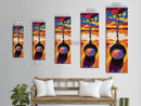 Sunrise Pan, Kitchen Wall Art, Culinary Aesthetic, Framed Canvas Print, Cooking Inspired Decor, Retro Style, Unique Chef Gift, Modern Art