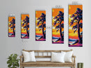 Majestic Tree, Golden Sunset, Nature Serenity, Framed Canvas Print, Rustic Wall Art, Living Room Decor, Vibrant Colors, Autumn Vibes