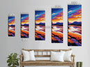 Golden Horizon, Serene Landscape Wall Art, Nature Scene, Cozy Home Accent, Bedroom Canvas Print, Sunset Aesthetic, Fall Home Decor