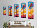 Towering Hammer Sunset, Framed Canvas Print, Fantasy Artwork, Bold Abstract Decor, Dramatic Home Accent, Unique Wall Art, Gift Idea