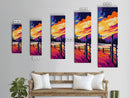 Country Sunset, Rustic Fence, Autumn Decor, Framed Canvas Print, Farmhouse Wall Art, Landscape Print, Living Room Art, Western Style