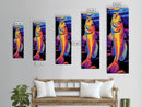 Golden Fish, Fishing, Bold, Vibrant, Canvas Print, Fisherman Wall Art, Outdoor Enthusiast Decor, Man Cave Artwork, Unique Nature Art