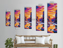 Ocean Wave, Surfing Art, Coastal Wall Decor, Beach Vibes, Canvas Print, Nautical Home Decor, Bedroom Wall Art