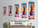 Canyon Sunset, Colorful Wall Art, Western Landscape, Framed Canvas Print, Southwest Decor, Rustic Living Room Art
