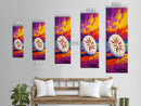 Sand Dollar Beach, Coastal Boho Art, Vibrant Ocean Scene, Framed Canvas Print, Warm Sunset, Nautical Home Decor, Serene Wall Art
