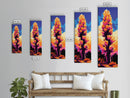Cactus Bloom, Desert Sunset, Vibrant Nature, Botanical Art, Canvas Print, Boho Wall Art, Bedroom Decor, Living Room Artwork, Gift