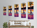 Tree Reflection, Surreal Nature Art, Dreamy Landscape Painting, Mystical Home Art, Meditative Room Art, Framed Canvas Print