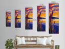 Autumn Lake, Tall Grass, Serene Landscape, Nature Print, Framed Canvas Print, Fall Wall Art, Cozy Home, Warm Tones, Living Room