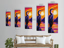 Majestic Bird, Nature Wildlife, Coastal Scene, Bird Art, Tranquil Beauty, Unique Wall Art, Living Room, Canvas Print, Vibrant Colors