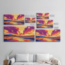 Volcanic Eruption, Fiery Mountain, Dramatic Sky, Canvas Print, Vibrant Wall Art, Adventure Decor, Bold Landscape, Office Wall Art