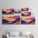 Canyon Sunset, Desert Landscape, Southwest Art, Framed Canvas Print, Wall Art, Western Home, Boho Aesthetic, Earthy Tones, Rustic Decor