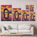 Surreal Loop, Dreamy Sunset, Fantasy Art, Abstract Landscape, Canvas Print, Unique Home Decor, Statement Wall Art, Modern