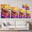Scorpion Fantasy Art, Surreal Ocean Scene, Bold Desert Creature Print, Dramatic Wall Decor, Framed Canvas Print, Unique Office Artwork