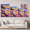 Ocean Shore, Shells, Beach, Waves, Canvas Print, Coastal Wall Art, Nautical Decor, Seaside Living, Bathroom Artwork, Summer Vibes