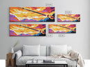 Fishing Rod, Mountain Stream, Outdoor Adventure, Nature Escape, Framed Canvas Print, Home Decor, Cabin Wall Art, Fisherman Gift