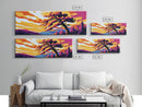Windswept Tree, Dramatic Sky, Vibrant Sunset, Nature Scene, Canvas Print, Boho Wall Art, Modern Nature Decor, Unique Landscape