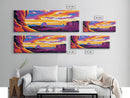 Canyon View, Southwest Landscape, Sunset Sky, Nature Art, Framed Canvas Print, Rustic Wall Decor, Living Room Art, Adventure Gift