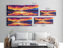 Mountain Reflection, Nature Wall Art, Sunset Lake Scene, Wilderness Print, Canvas Print, Rustic Home Decor, Cabin Living Room Art
