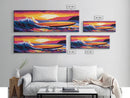 Ocean Adventure, Speedboat Waves, Adrenaline Art, Framed Canvas Print, Nautical Wall Decor, Sports Enthusiast Gift, Living Room Artwork