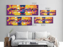 Tribal Totem Reflection, Native American Inspired Art, Abstract Wall Art, Cultural Statement Piece, Framed Canvas Print, Ethnic Decor