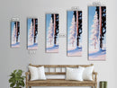 Snowy Pines, Winter Wonderland, Frosty Forest Scene, Seasonal Wall Art, Cozy Cabin Decor, Holiday Aesthetic, Canvas Print
