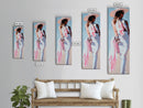 Western Chic, Cowgirl Art, Fashion Wall Art, Canvas Print, Boho Aesthetic, Stylish Home Decor, Minimalist Design, Modern Portrait