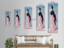 Modern Bird Art, Coastal Decor, Minimalist Painting, Framed Canvas Print, Black and White Animal Art, Living Room Wall Art, Nature Print