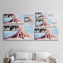 Coastal Tree Roots, Tropical Beach Art, Seaside Nature Print, Boho Coastal Decor, Nautical Wall Art, Living Room Canvas Print