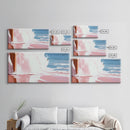 Ocean Waves, Beach Painting, Coastal Decor, Relaxing Seascape, Minimalist Artwork, Bathroom Wall Art, Framed Canvas Print, Tropical Aesthetic