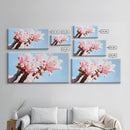 Cactus Blooms, Floral Desert Art, Southwest Boho Print, Nature Botanical Art, Soft Pastel Aesthetic, Framed Canvas Print, Bedroom or Office
