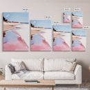 Beach Serenity, Coastal Art, Abstract Seascape, Modern Home Decor, Minimalist Ocean, Canvas Print, Living Room Wall Art, Beach House