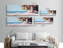 Beach Horizon, Coastal Escape, Tranquil Ocean Art, Seaside Aesthetic, Relaxing Home Decor, Bohemian Summer Vibes, Canvas Print