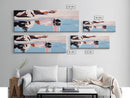 Rock Pool Reflection, Abstract Beach Art, Coastal Serenity, Soft Pastel Decor, Modern Minimalist Aesthetic, Canvas Print, Ocean Vibes