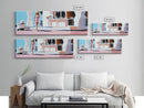 Elegant Woman, Luxury Fashion, High-End Lifestyle, Sophisticated Style, Framed Canvas Print, Glamorous Bedroom Wall Art
