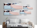 Glacier Reflection, Icy Landscape, Winter Art, Framed Canvas Print, Nordic Wall Art, Minimalist Nature, Serene Mountain Decor, Bedroom Art