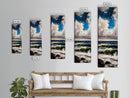 Ocean Wave Painting, Coastal Wall Art, Blue and Green Seascape, Nautical Artwork, Modern Beach House Decor, Living Room Art, Canvas Print