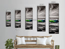 Ocean Landscape Painting, Coastal Art, Beach House Decor, Serene Seascape, Blue and Green Artwork, Living Room Art, Framed Canvas Print