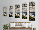 Tropical Beach, Palm Tree Art, Island Vibes, Canvas Print, Coastal Wall Decor, Beach House Art, Relaxing Living Room Art
