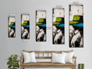 Woman in Hat, Fashion Wall Art, Black and White Portrait, Stylish Decor, Framed Canvas Print, Elegant Home Art, Minimalist Painting